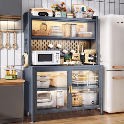 Kitchen Cabinets Container Corner Armario Vitrina Cozinha Cabinet Sideboard Prefab Modern Armarios De Cocina Kitchen Furniture