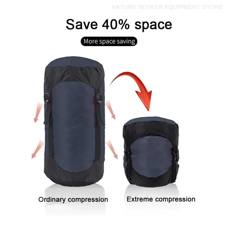 Description Picture 5 of itemCompression Bag for Sleeping Bag Outdoor Down Jacket Clothing Pouch Waterproof Storage Pack for Travel Hiking Camping Equipment