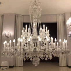 Luxury Hotel Crystal Lamp Living Room Large Crystal Chandelier D150cm H210cm 60arms Candle Lighting Modern Decora Hanging Lamps