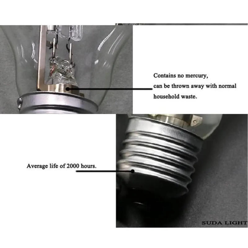 Description Picture 6 of itemA55 E27 28W-100W Replace Lamps Halogen Bulbs Halogen energy-saving lamps candles pointed bulbs Tungsten halogen lamp