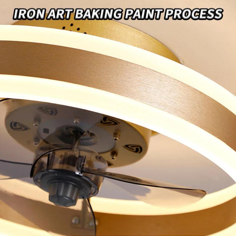 Description Picture 6 of itemModern Ceiling Fan With Light 110V Led Ceiling Fan With 3 Color Temperature Adjustable Wind Speed Remote Control For Living Room