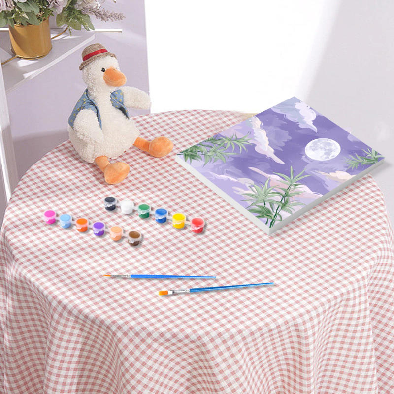 Description Picture 6 of itemRUOPOTY Framed Diy Paint By Numbers Starter Kit Sky Diy Crafts Landscape Coloring By Numbers For Diy Gift