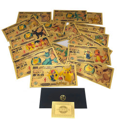 Manga3 Cute Pokect Animals Monster Popkemon Japanses Anime Gold Banknotes