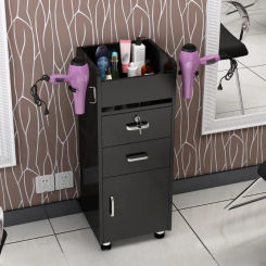 Barber Shop Hairdressing Tool Cabinet Cart Storage Ironing and Dyeing Tool Cart Locker Hair Salon Trolley Rolling Cart Tool Cart