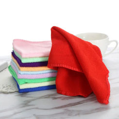 5/10pcs Candy Color Hand Towels 25x25cm Soothing Cotton Face Towel Cleaning Wash Cloth