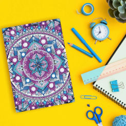 DIY Special Shaped Diamond Painting Owl Bird 50 Pages Office Notebook Cross Stitch Embroidery Sketchbook Drawing Book