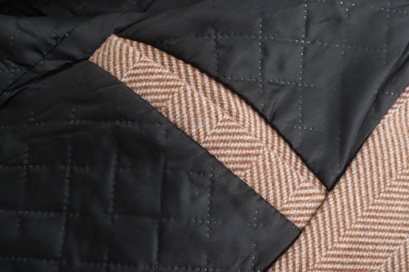 Description Picture 6 of item2024 new autumn and winter men's mid-length woolen plaid double-breasted coat cross-border woolen men's clothing