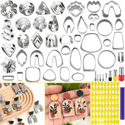 Polymer Clay Cutters Stainless Steel Mold Handmade Tool Pottery Diy Ceramic Craft Designer Jewelry Earring Making Supplies tools