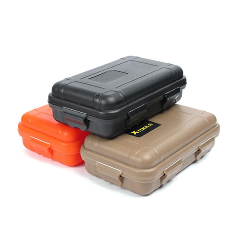 Description Picture 2 of itemCase For Outdoor Survival Box Box Swimming Tools 135x80x40mm Tubing Airtight Waterproof Black/Orange/Tan Boating Fishing