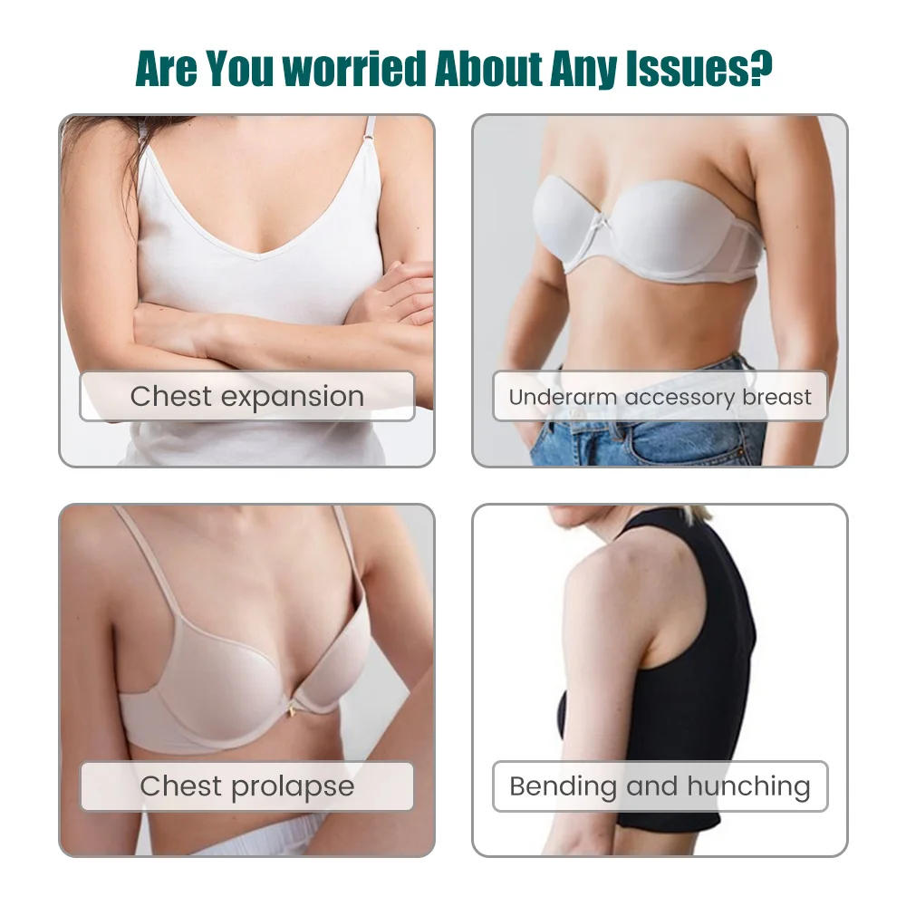 Description Picture 4 of itemInvisible Body Shaper Corset Women Chest Posture Corrector Belt Back Shoulder Support Brace Posture Correction for Health Care