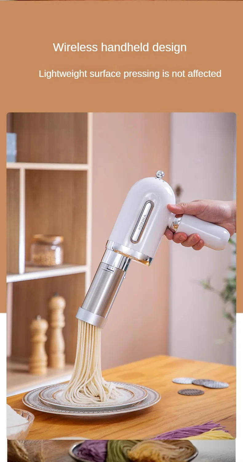 Description Picture 5 of itemHandheld Electric Noodle Maker Household Automatic Intelligent Noodle Press Pasta Machine Dough Roller Machine Home Appliance