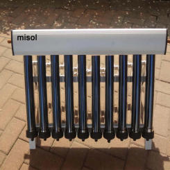 misol Solar Collector of Solar Hot Water Heater, 10 Evacuated Tubes, Heat Pipe Vacuum Tubes, new