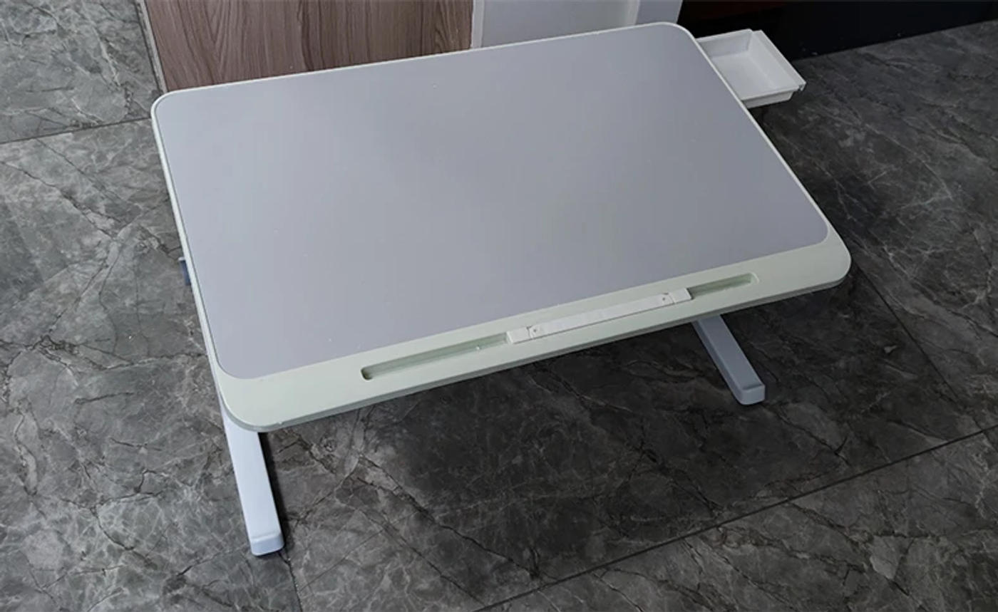 Description Picture 6 of item60X40CM Foldable Lifting Computer Desk Laptop Tablet Desk with Drawers Multifunctional Bedroom Tilting Folding Office Read Desk
