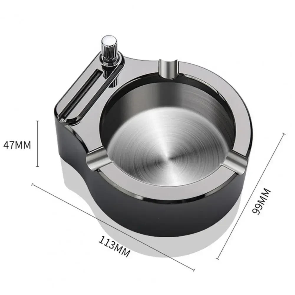 Description Picture 6 of itemRetro Cigarette Ashtray Cigar Ashtray Million Matches Lighter Car Home Men's Smoke-free Storage Rack Decoration Crafts