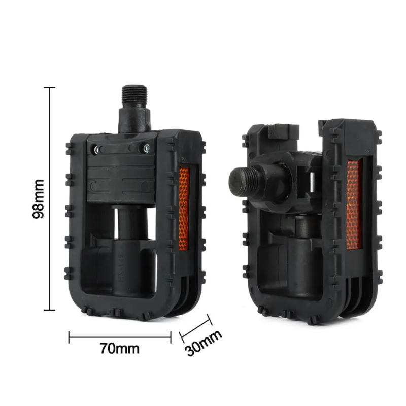 Description Picture 4 of item1 Pair E-bike Folding Pedals Anti-slip Refitting Platform Pedal Scooter Parts Electric Bicycle Accessories Cycling Supplies