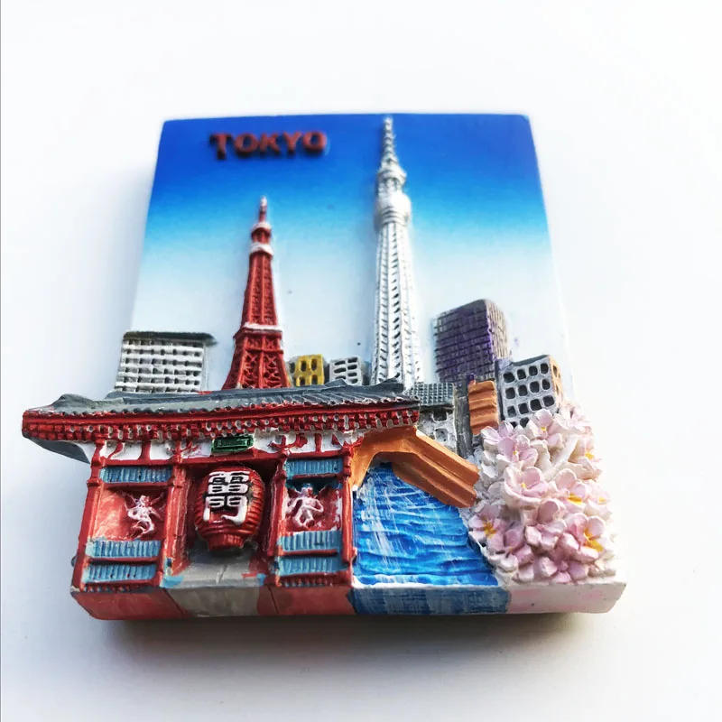 Description Picture 5 of itemJapan Fridge Magnets Mount Fuji Tokyo Kyoto Tourist Souvenir Craft Gifts Resin Magnetic Refrigerator Sticker Home Decoration