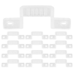 100 Pcs Lighting Accessories Strip Holder Lamp Clip Buckles for Rope Fixing Clips Pp LED Strips