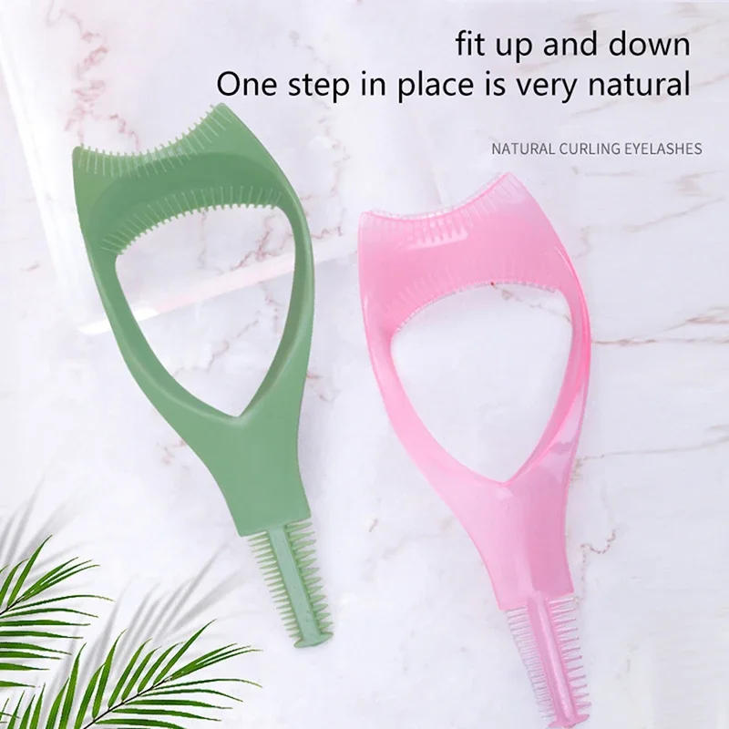 Description Picture 6 of item3 in 1 Makeup Mascara Shield Brush Applicator Comb Guide Card Multifunction Beauty Aid Brushing Eyelash Tools Косметика