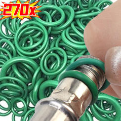 270Pcs Rubber O Ring Gasket Car Air Conditioning Sealing Rings Faucet Pressure Plumbing Repair Elastic Washer Set Assortment Kit