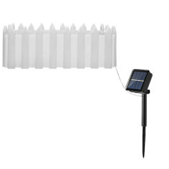 Lawn Landscape Edging with Solar LED Light IP65 Waterproof Grass Lawn Flowerbed Plant Borders Decorative Landscape Patch Panels