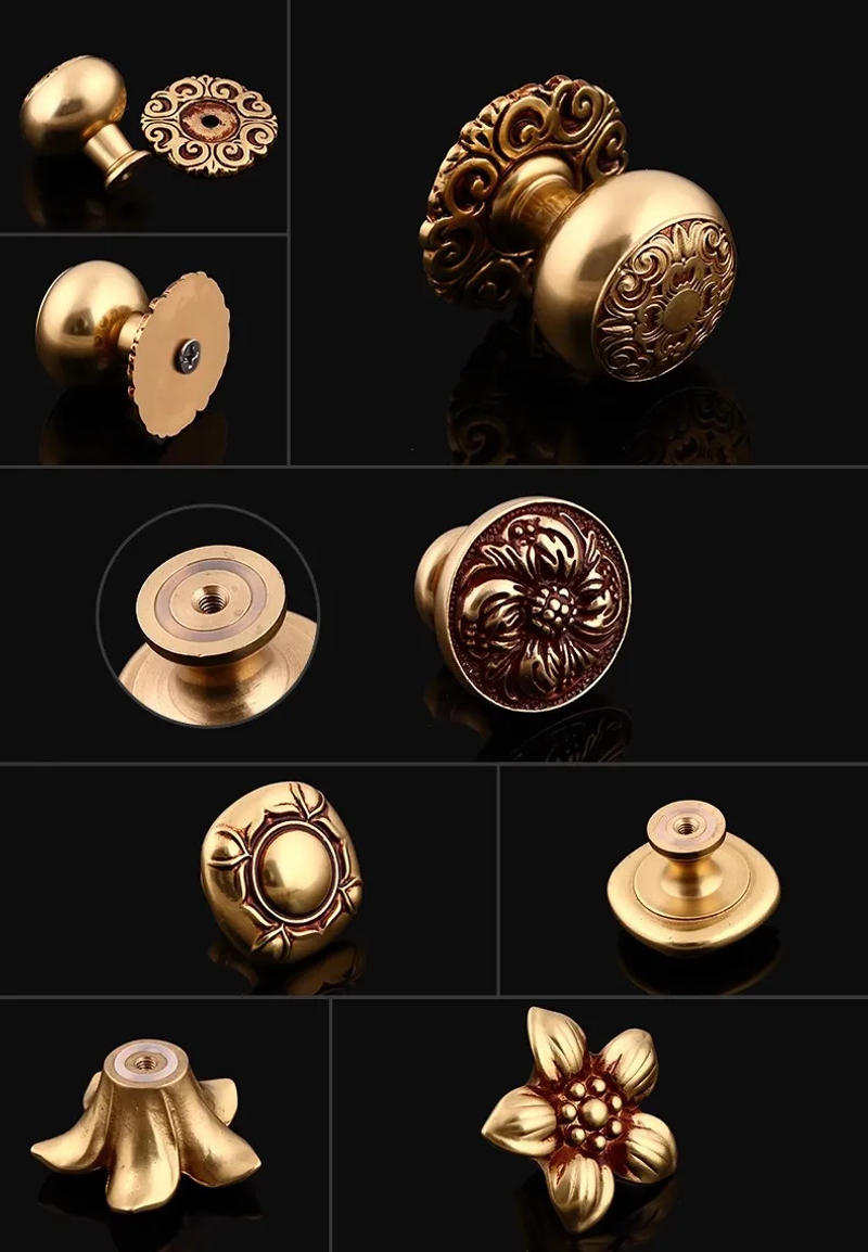 Description Picture 6 of itemSingle-Hole European Wine Cabinet Shoe Cabinet Drawers American Furniture Hardware Light Luxury Wardrobe Handles