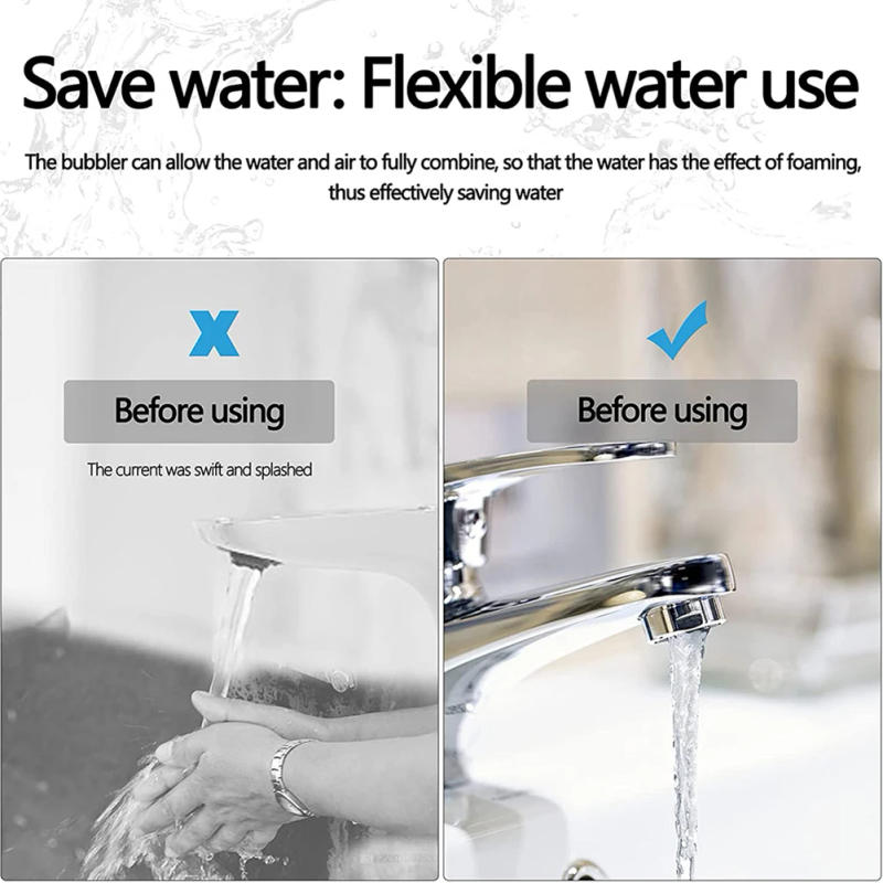Description Picture 6 of item3pcs Brass Water Saving Faucet Taps Aerator Replaceable Filter Mixed Nozzles 24mm Thread Bathroom Faucet Bubbler Bathroom Part
