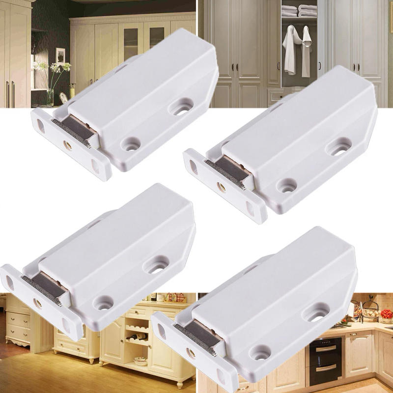 Description Picture 3 of item4Pcs Magnetic Door Catches Kitchen Cupboard Concealed Latch Wardrobe Cabinet  Magnetic Suction Rebound Device Furniture Hardware