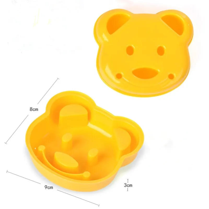 Description Picture 4 of item2pcs/set Sandwich Mould Bear Shape Sandwich Mold Cutter Cake Biscuit Bread Sandwich Shapers Maker for Kids Pastry Tools