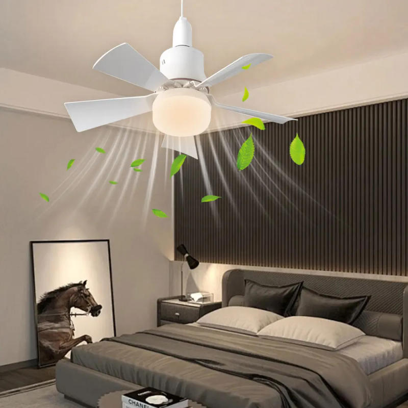 Description Picture 4 of item30W Ceiling Fan Light E27 Base Silent Electric Fan Lamp With Remote Control Dimming Ceiling Fan Light for Living Room Bedroom