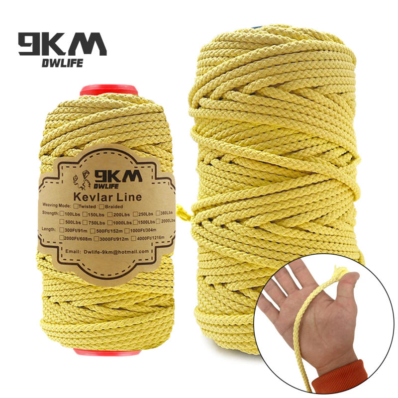 Description Picture 2 of itemKevlar Line 1.6~6.8mm High Strength Cut-Resistant Camping Hiking Rope Model Rocket Paracord Cord Fishing Assist Line Kite String