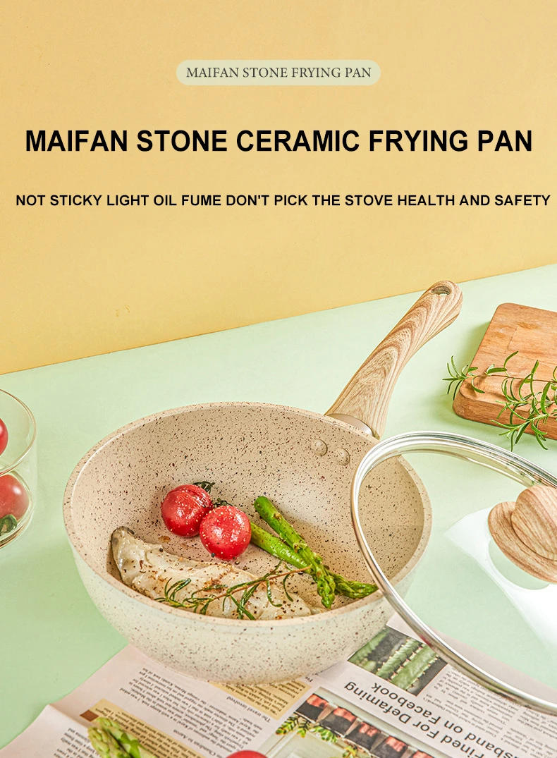 Description Picture 2 of itemNon-Stick Pan Frying Pan Wok Pan Home Steak Skillet Pancake fried induction cooker gas stove special Saucepan Nonstick Pan