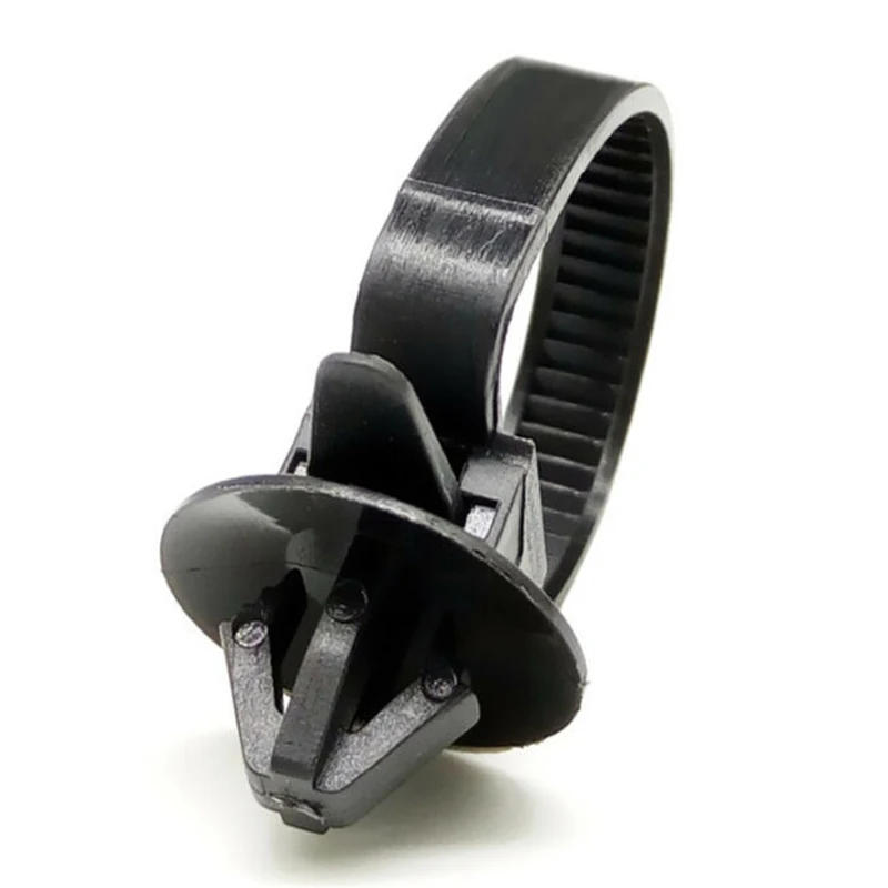 Description Picture 3 of item50pcs Nylon Cable Tie Wrap Fixed Fastener Clips Cars Mount Wire Tie Clip Car Hose Fastening Zip Strap Kit
