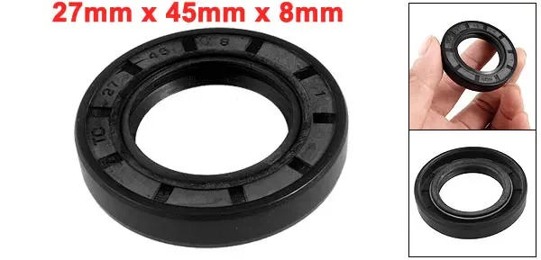 Description Picture 2 of itemTC Rubber Coated 27x45x8mm Double Lip Rotary Shaft Oil Seal