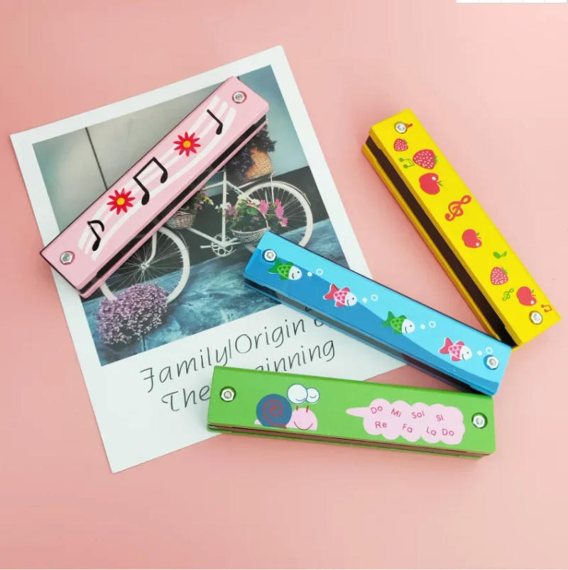 Description Picture 2 of itemHoles Harmonica Diatonic Blues Harp Harmonica Mouth Organ Harmonica Resin Shell For Kids Toys Adults Beginner Tools