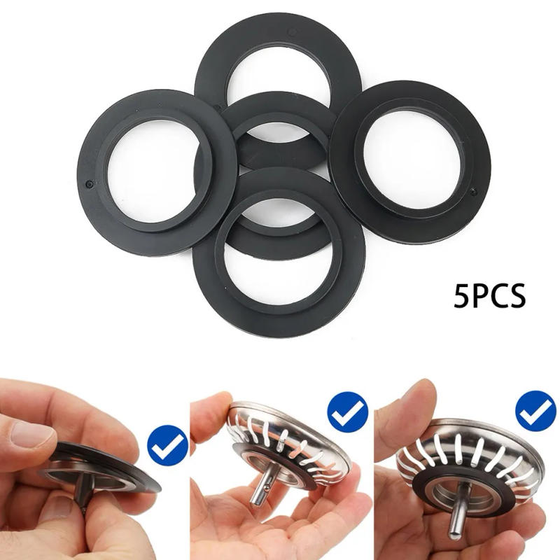 Description Picture 3 of item5pcs Kitchen Sink Plug Rubber Seal 78/79/80/82/83mm Drains Gasket Parts Bathroom Sink Accessories Strainer Washers For Kitchen