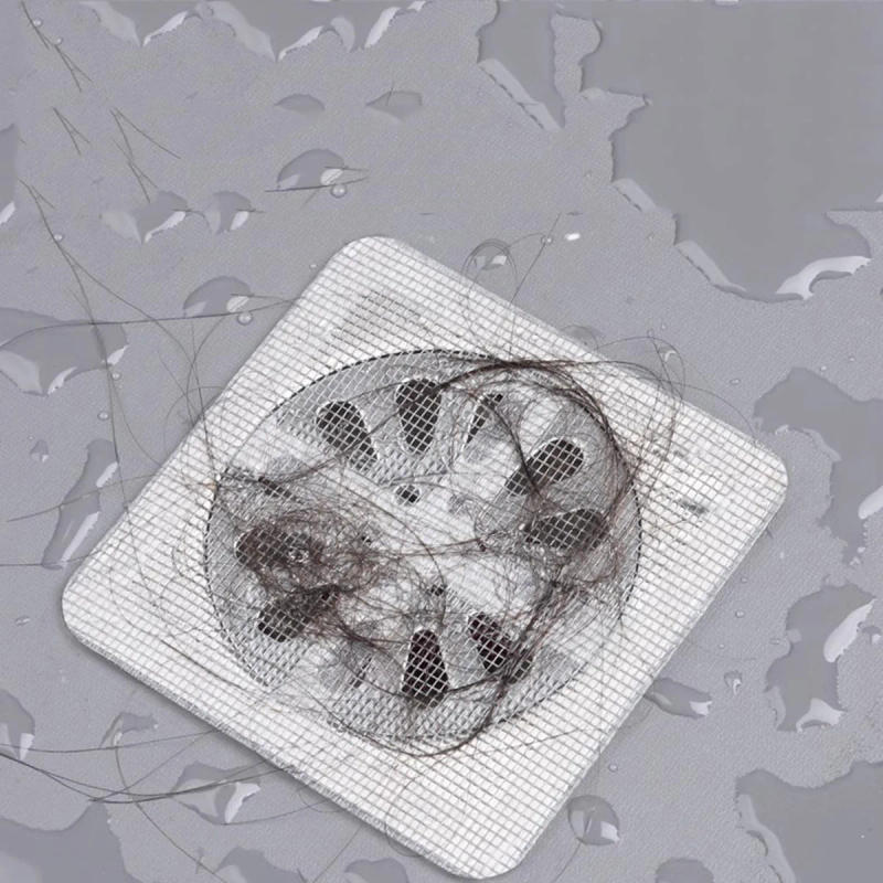 Description Picture 2 of item3pcs/6pcs/10pcs - Floor drain sticker, kitchen anti clogging filter screen, bathroom hair filter sticker, insect proof floor dra