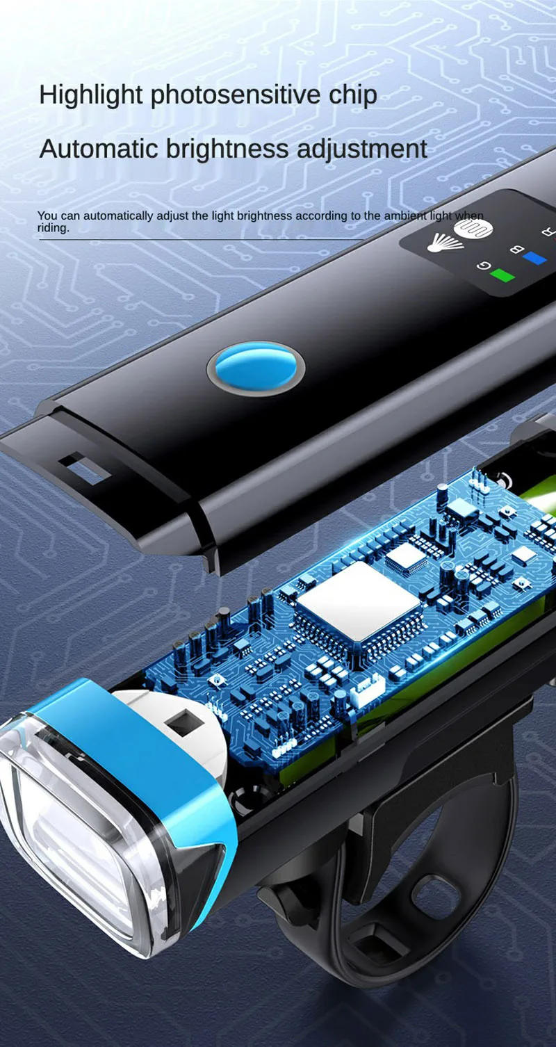 Description Picture 5 of itemBike Light Front Horn Light LED 120DB Electric Horn Bells USB Rechargeable Bicycle Lamp Lighting Cycling Bells Horn for Bicycle