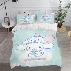 Cinnamoroll Duvet Cover Anime Cartoon Children King Size Set Comforter Bedding Quilt Grade A Printed Queen Twin