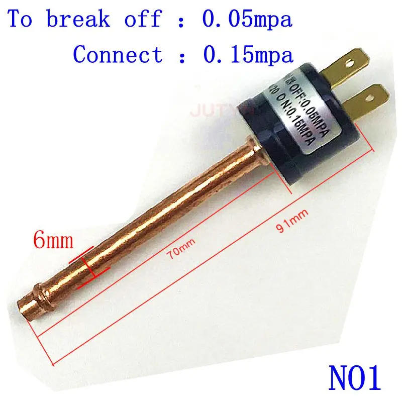 Description Picture 2 of itemair conditioner low pressure sensor control switch insert protection switch heat pump refrigerator compressor repair parts