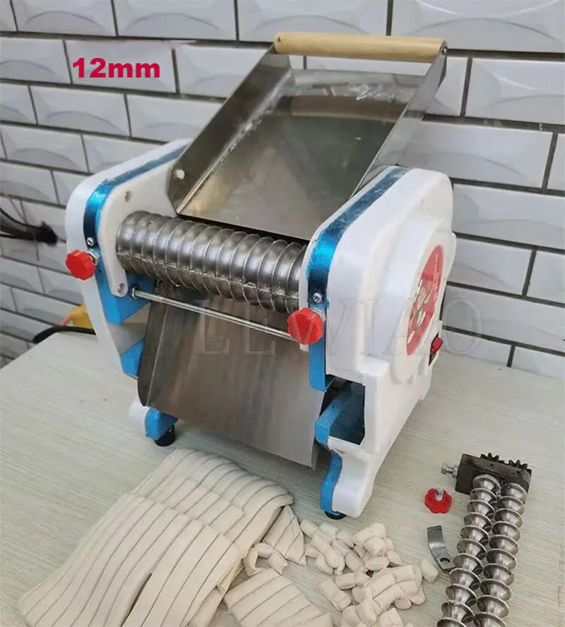 Description Picture 5 of itemStainless Steel Dough Roller Electric Commercial Dough Pressing Machine Adjustable Noodles Maker