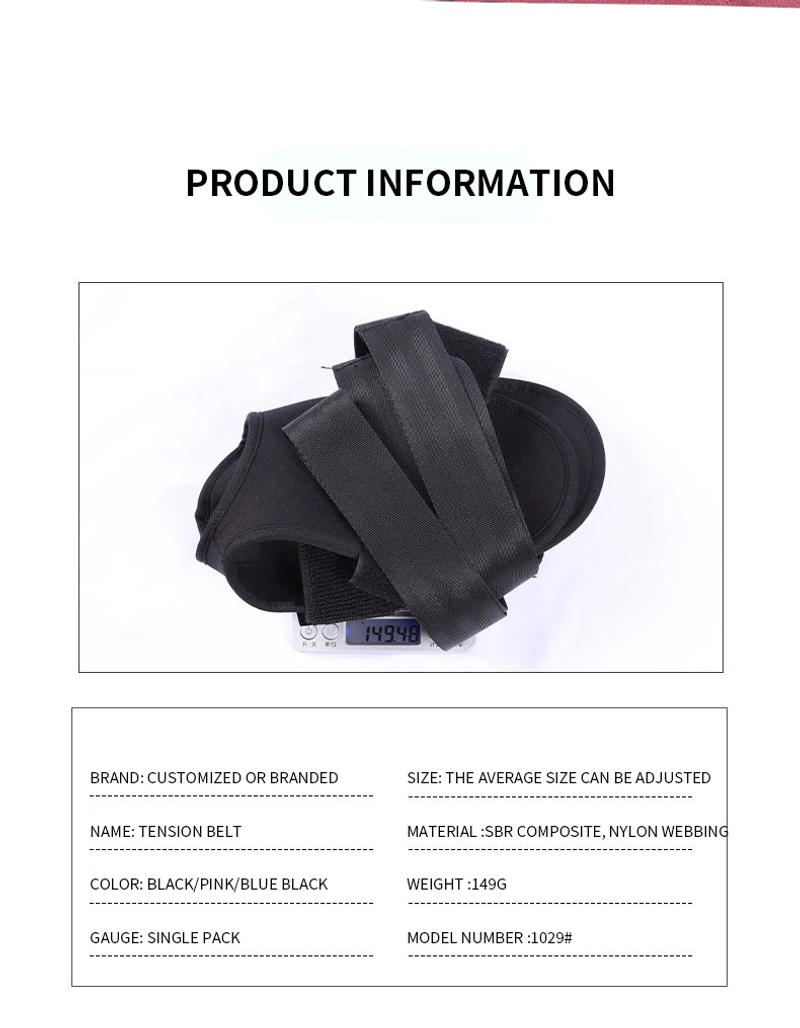 Description Picture 3 of itemYoga Stretch Band Leg Yoga Flexibility Leg Strap Yoga Tension Belt Training Fascia Stretcher Strap Ballet Gymnastics Trainer