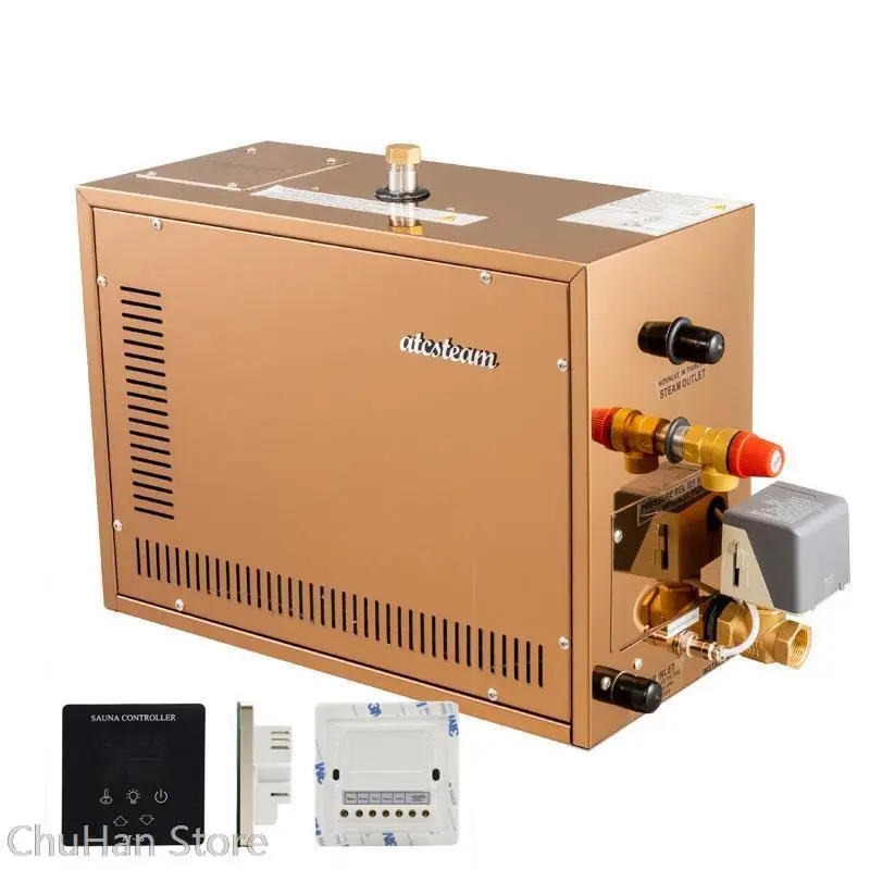 Description Picture 5 of item4/5/6/7KW Sauna Spa Steam Generator 220V/380V For Home Steam Shower Digital Controller Sauna Room SPA Steam Bath Machine