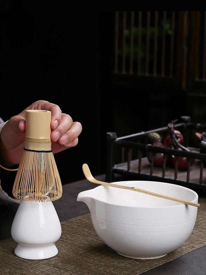 Description Picture 3 of item1Pcs Matcha Tool Matcha Tray Green Tea Tray Plate Family Tea-making Whisk Tea Stand Tranditional Tools Ceremony Accessories