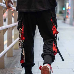 Fashion Pants Hip Hop Men's Wide Leg Straight Oversized Pants Men Jogger Sweatpants 2024 New Korean Style Spring Autumn Pants
