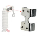 Double Rope Loop Clamp Lightweight Durable Fastener String Sturdy Metal Clip