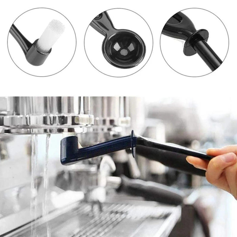 Description Picture 6 of itemB64B-2X Coffee Machine Cleaning Set Coffee Grinder Brush Coffee Machine Group Head Cleaning Brush With Coffee Machine Filter