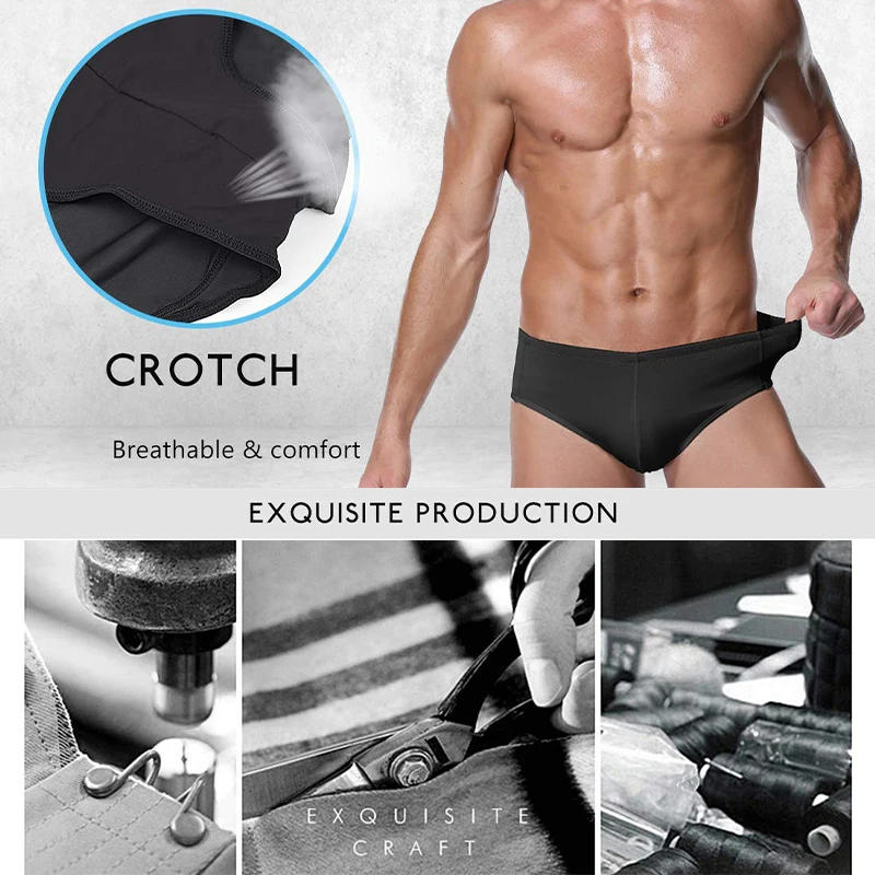 Description Picture 4 of itemMen Butt Lifter Shapewear Butt Shaper Boxer Padded Enhancing Underwear Tummy Control Daily Briefs Male Lingerie Body Shaper