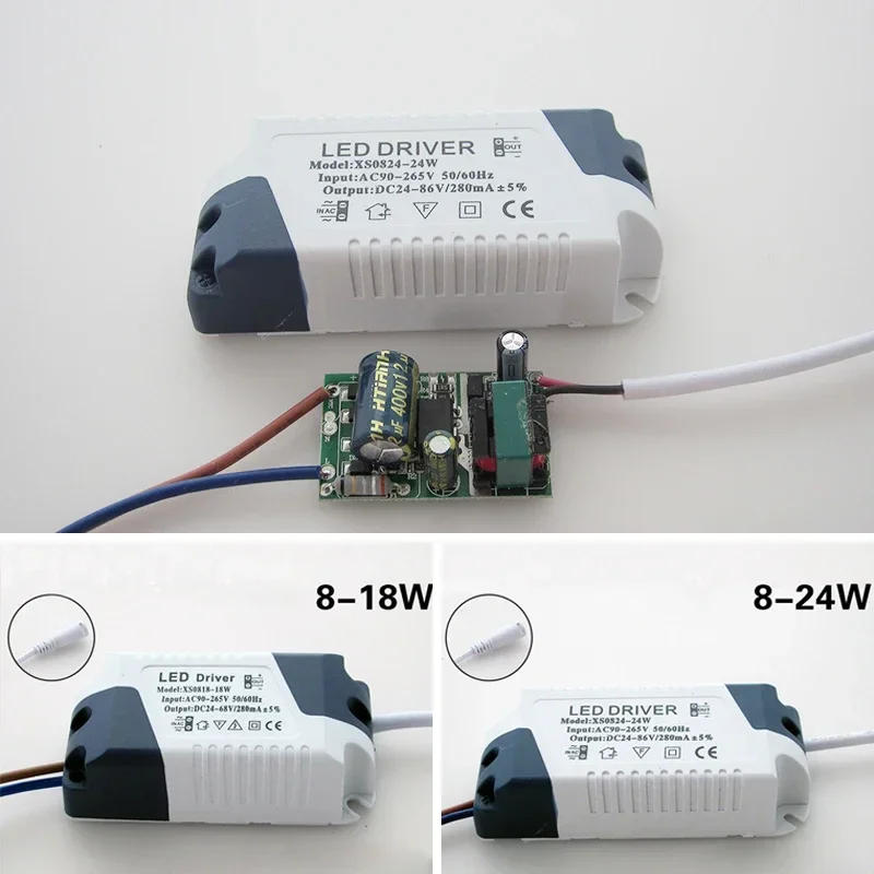 Description Picture 2 of item8-18W/ 8-24W LED Driver Power Supply 90-265V Transformator Convert Light Lamps Lighting Transformer Waterproof Electric Supply