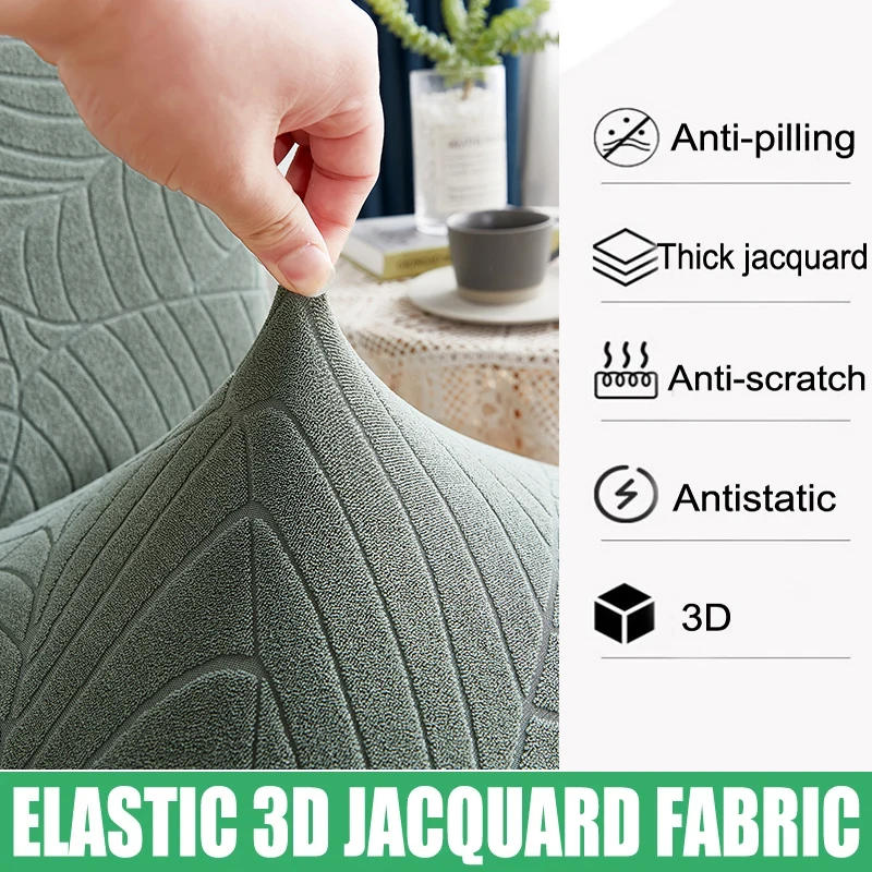 Description Picture 6 of itemSofa Cover for Living Room Thick Elastic Jacquard Cover for Sofa Couch Armchair 1/2/3/4 Seater L Shaped Corner Sofa Cover
