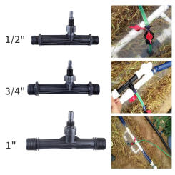 1/2" 3/4" 1" Venturi Fertilizer Injector Male Thread Agriculture Irrigation Water Tube Fertilizer Mixer Automatic Drip Device